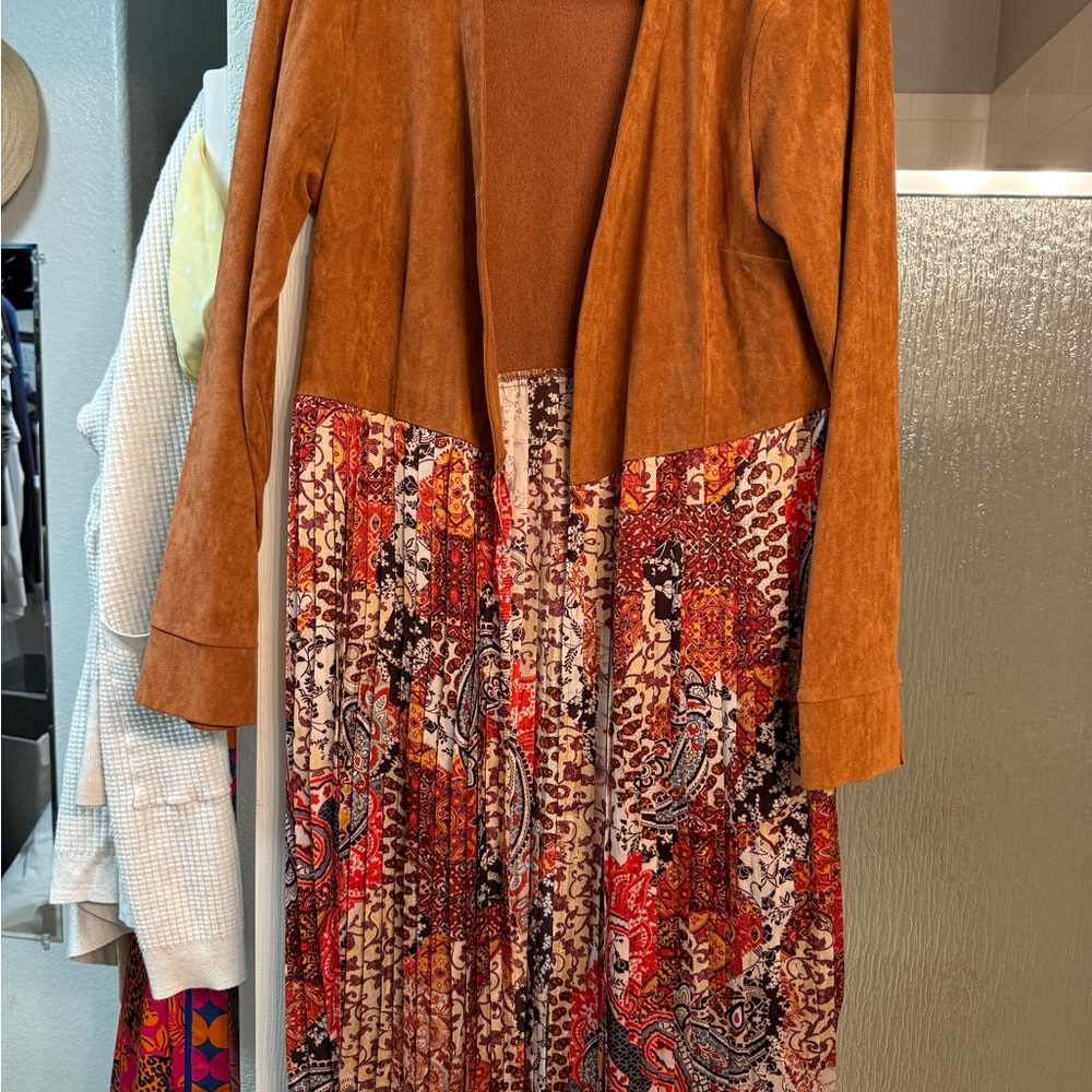 Mystree Tan Suede Jacket